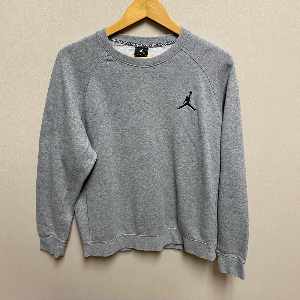 Jordan Gray Large Crewneck Sweatshirt